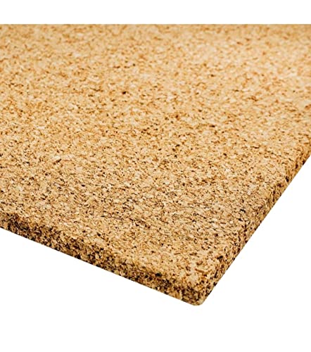 Ditya Crafts لوح ديتيا كرافتس أرحم للتسويق شكل مستطيل من الفلين بحجم A-4 للأعمال الفنية والحرفية (3 مم لكل منها)، بني - Image 2