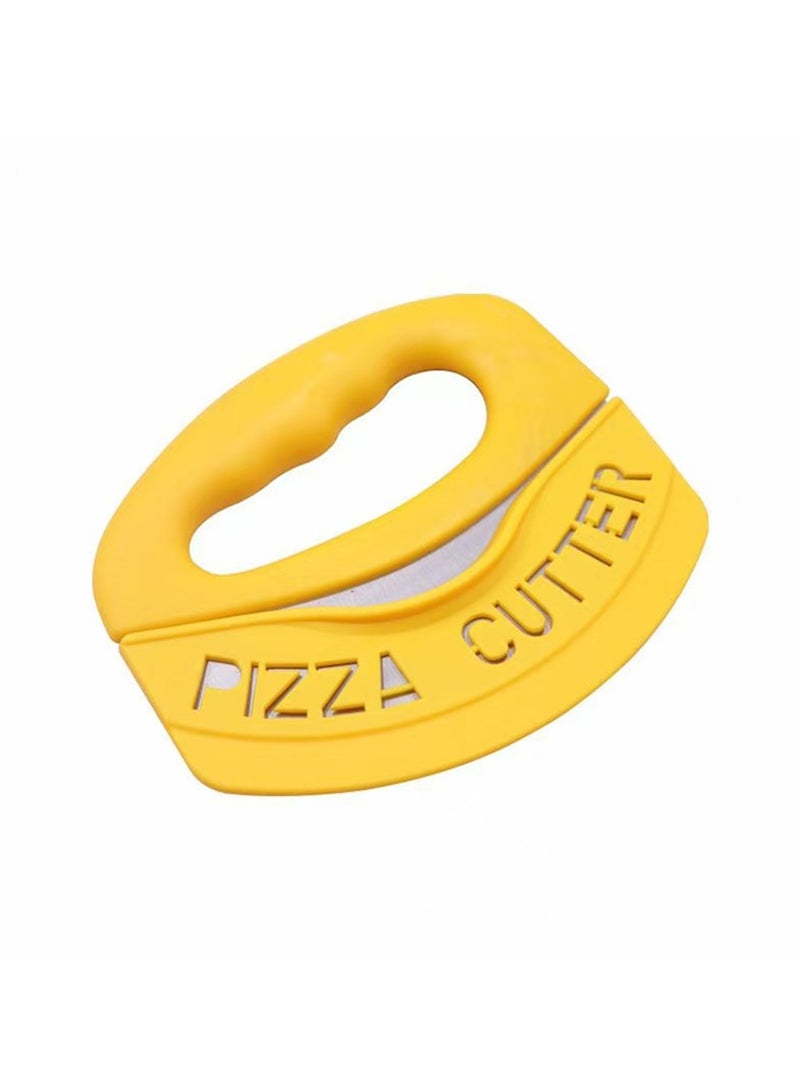 Stainless Steel Pizza Cutter with Cover Food Chopper Herb Cheese Knife Cutter Ring for Precise Pizza Slicing Baking Tools  - Image 3