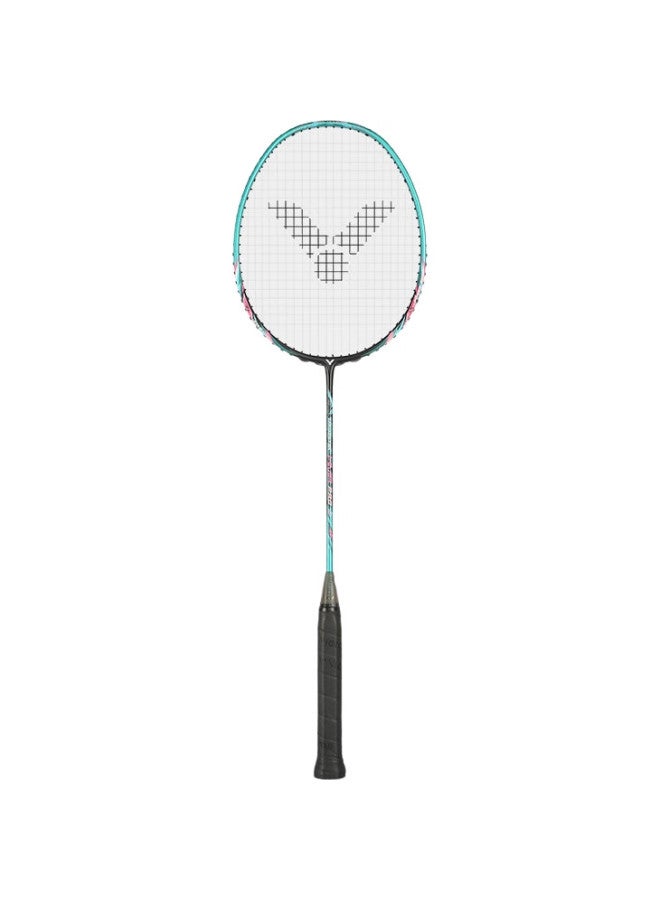 Victor Badminton Racket, Single Racket, For Men And Women Beginners, Lightweight, High-Power Offensive Racket, Upgraded Iron Hammer Tk-Hmr Pro, Turquoise Green - Image 1