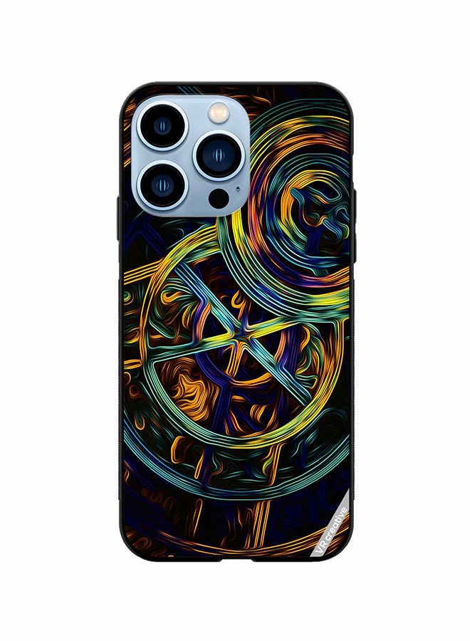 VR CREATIVE Protective Case Cover For Apple iPhone 14 Pro Max Abstract Design Multicolour - Image 1