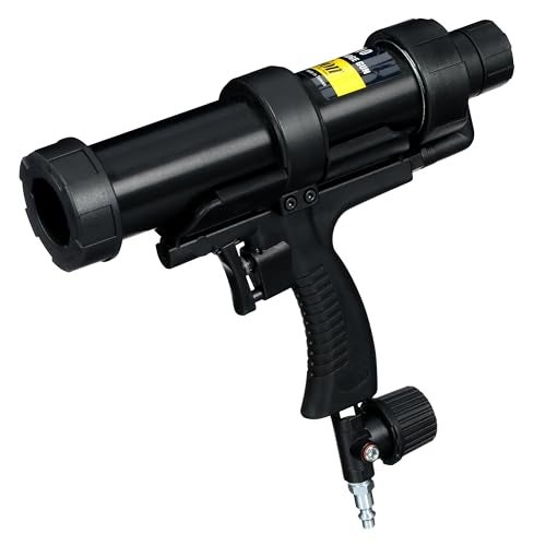 3M Single Cartridge Applicator Gun with Regulator, 39000, Pneumatic Applicator, Smooth Dispensing for Automotive Seam Sealing - Image 1