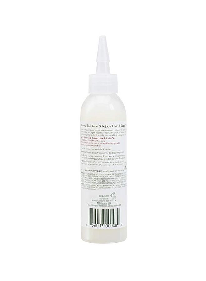 Cantu Tea Tree & Jojoba Hair and Scalp Oil 180 ml - Tea Tree & Jojoba Formula Conditions Scalp & Encourages Healthy Growth, Gentle on All Hair Types - Image 2