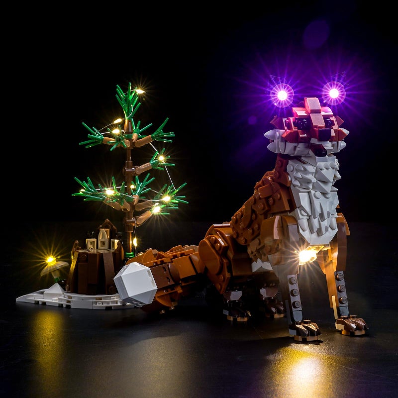 Hilighting Upgraded Led Light Kit Compatible with Lego Forest Animals Red Fox Building Set Lights Decoration Compatible with Lego 31154 Model Not Included - Image 3