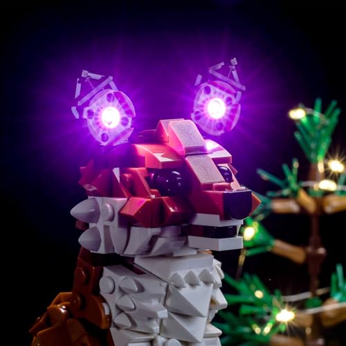 Hilighting Upgraded Led Light Kit Compatible with Lego Forest Animals Red Fox Building Set Lights Decoration Compatible with Lego 31154 Model Not Included - Image 5