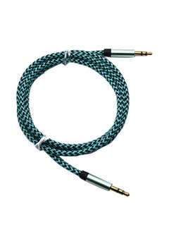 NIBEMINENT 3.5MM Jack Male To Car Aux Auxiliary Cord Stereo Audio Cable For Phone iPod Blue/Black  - Image 2