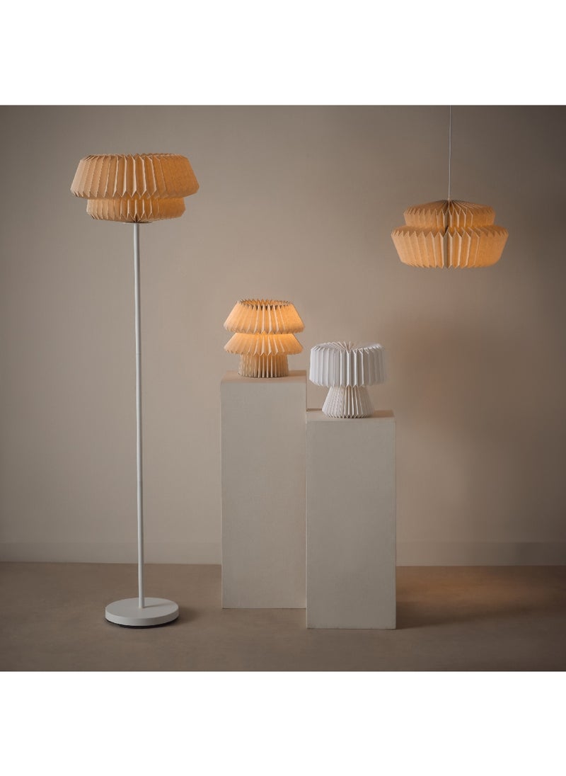 Home Box Tasha Metal Pendant Lamp with Canopy and Paper Shade 40 x 150 x 40 cm  - Image 4