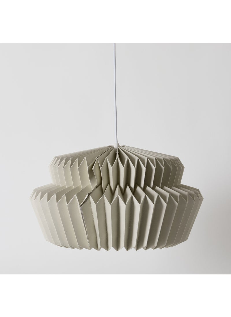 Home Box Tasha Metal Pendant Lamp with Canopy and Paper Shade 40 x 150 x 40 cm  - Image 5