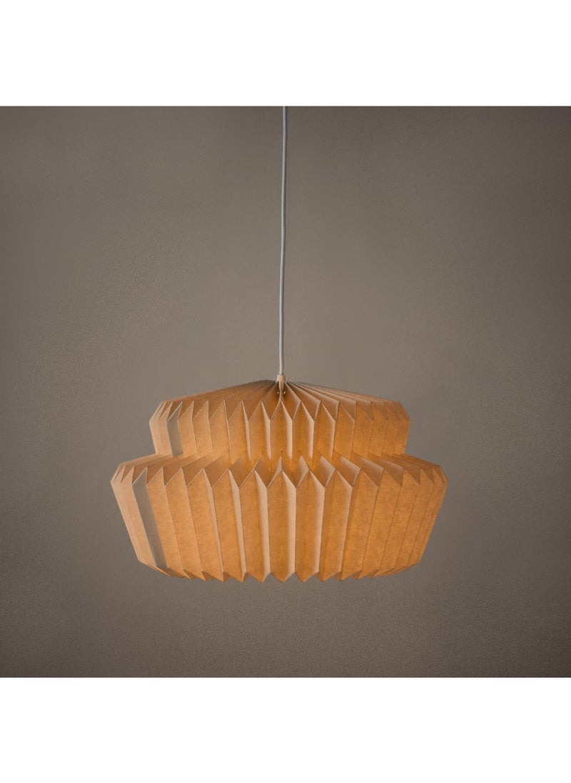 Home Box Tasha Metal Pendant Lamp with Canopy and Paper Shade 40 x 150 x 40 cm  - Image 2