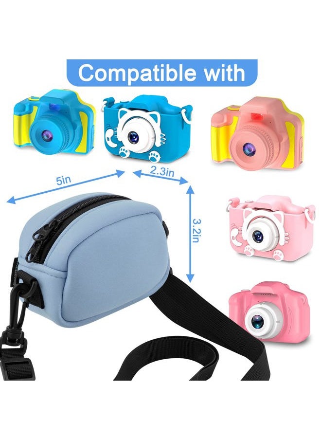 Homakover - Camera Case Adjustable Crossbody Bag For Seckton/for Rindol/for Dylanto/for Desuccus/Kodak Pixpro/Sony DSCW800/DSCW830 and More Digital Camera, Waterproof Storage Extra Pocket Fits Accessories - Image 1