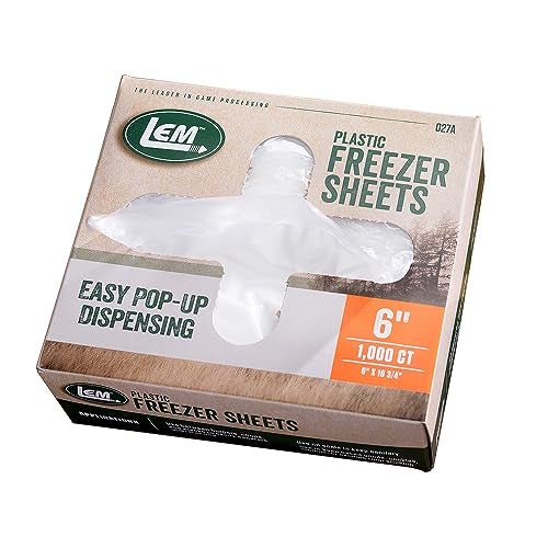 LEM Products 6" Freezer Sheets, Non-Stick, Non-Porous Polyethylene, 1000 Count Box - Image 5