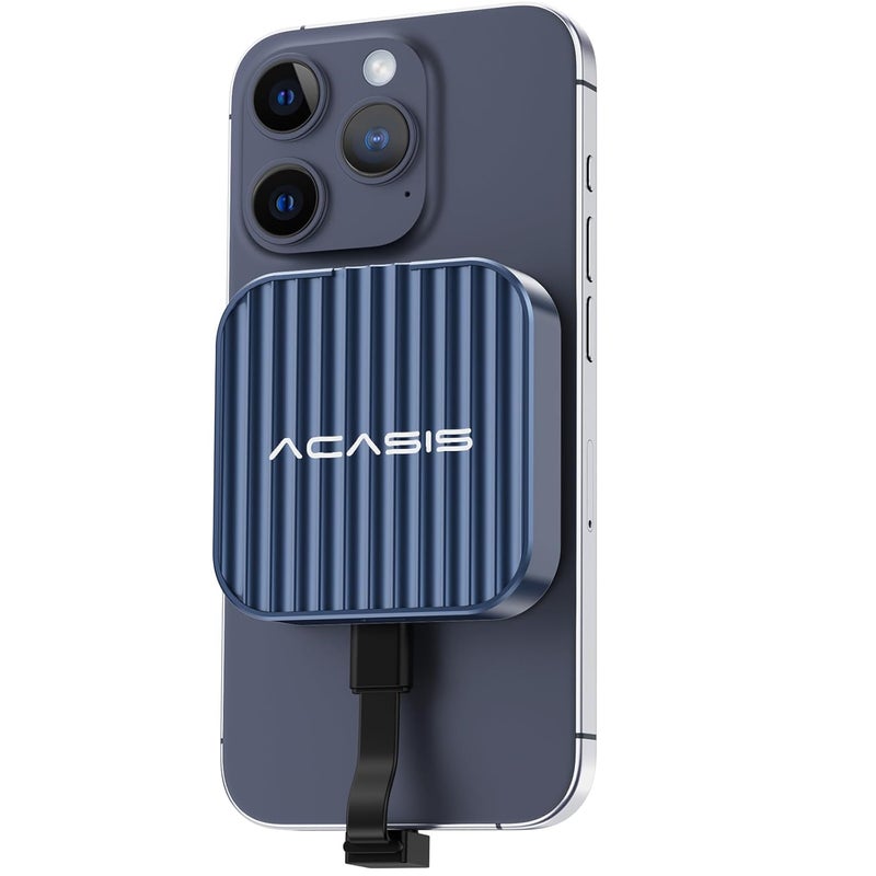 Acasis 2230 SSD Enclosure with Magnetic Suction for iPhone 15 Pro Max ProRes, 10Gbps USB C 3.2 Gen2, Aluminum M.2 NVMe SSD Enclosure Adapter, Support M-Key B+M Key UASP(UP to 2TB) - Image 1