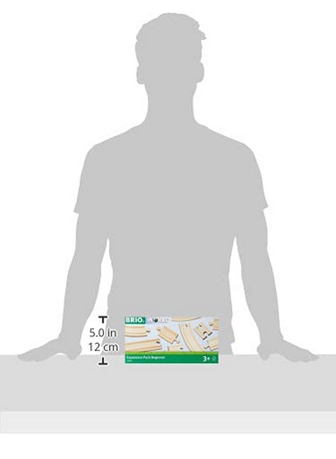 بريو مجموعة توسعة للمبتدئين من بريو وورلد ٣٣٤٠١ | مجموعة مسارات قطار خشبية للأطفال من ١١ قطعة | تُحسّن المهارات الحركية | متوافقة مع جميع مجموعات القطارات | خشب مستدام معتمد | مثالية للأعمار من ٣ سنوات فما فوق - Image 3