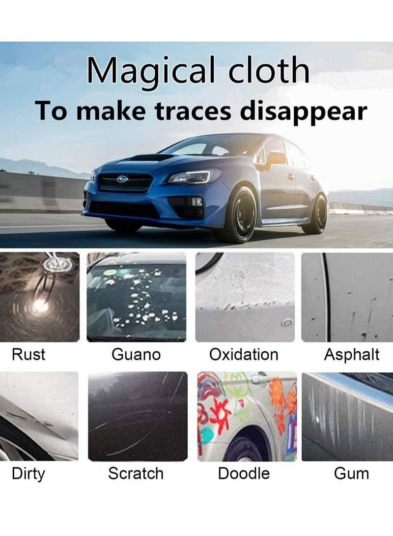 SYOSI مزيل خدوش السيارة، قماش مزيل، إصلاح، إصلاح سطح تلميع خفيف للعناية بالجمال، قطعتان - Image 3