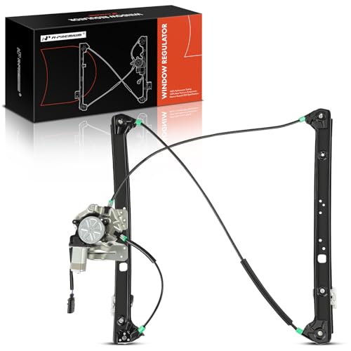 A-Premium Power Window Regulator with Motor Replacement for BMW E53 X 5 2000-2006 Front Right Passenger Side - Image 1