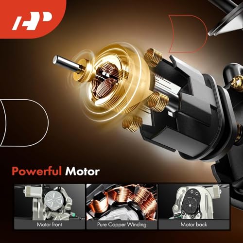 A-Premium Power Window Regulator with Motor Replacement for BMW E53 X 5 2000-2006 Front Right Passenger Side - Image 4