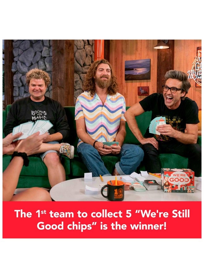 Spin Master Games, Rhett & Link We’re Still Good Party Game, for Fans of the Comedy YouTube Show Good Mythical Morning, Hilarious & Memeable Play, 4-12 Players, Ages 16 & Up - Image 5