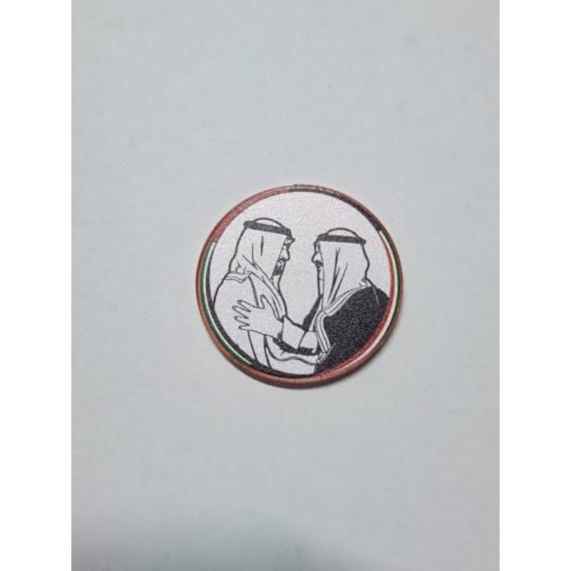 UAEKuwait Sticker Decorative Badge for mobile, laptop Backpacks, Accessories Fans Stickers Display for I pad, and Collectors Walls, Doors, Cars, Trucks, Motorcycles Fridge - Image 1