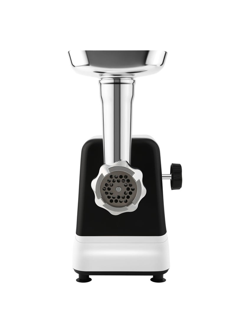 LAC LAICHY Meat Grinder, Electric Meat Mincer, Reverse Function Metal Cutting Plates, Accessories, Metal Gears, Stainless Steel Blade 350 W,L-3301 White  - Image 3