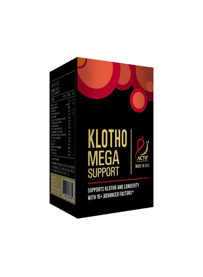 ACTIF دعم ميغا أكتيف كلوتو مع 15+ عامل متقدم لدعم طول العمر - غير معدّل وراثيًا، مصنوع في الولايات المتحدة، 90 حبة - Image 5