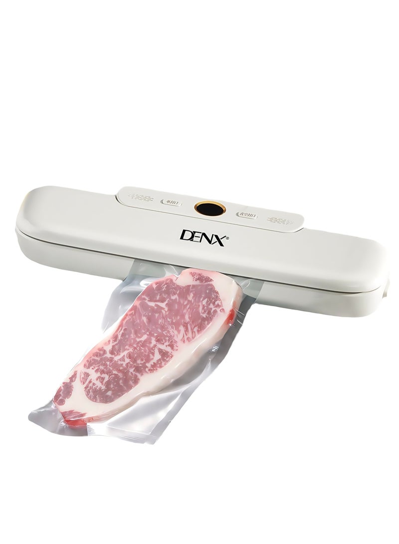 DENX 120W Vacuum Sealer Machine 60 Kpa Vacuum degree With Automatic Shut-Off System For food preservation with thermal sealing of bags + 10, DX1782 - Image 1