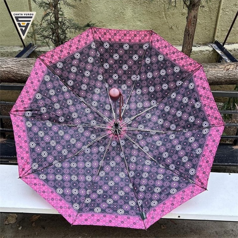 Çanta Yurdu Bag Yurdu Snotline 02-L Bat A8 Women's Umbrella Claret Red  - Image 4