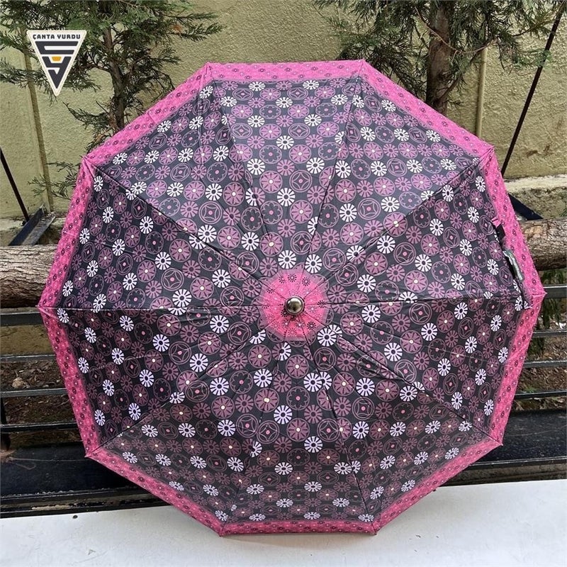 Çanta Yurdu Bag Yurdu Snotline 02-L Bat A8 Women's Umbrella Claret Red  - Image 5