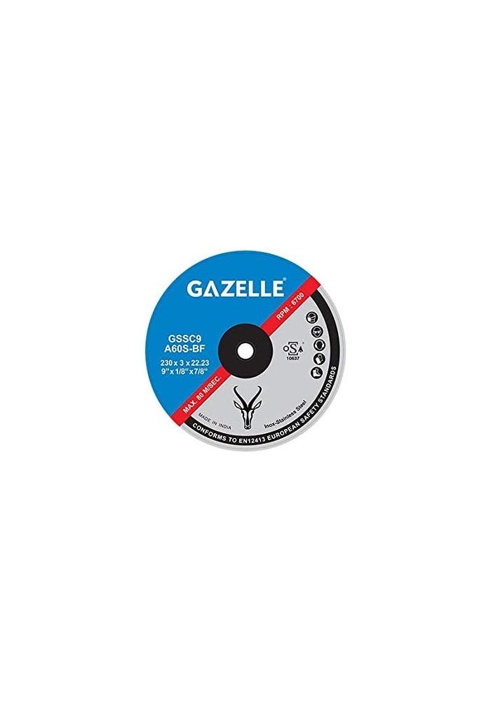 Gazelle Stainless Steel Grinding Disc 5in