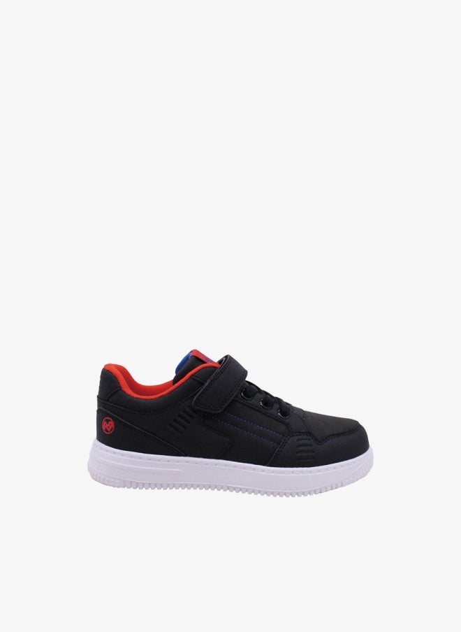 Strap‑Closure Casual Sneakers