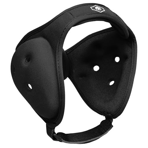 Matman Dynasty Youth Wrestling Headgear – Kids Soft & Comfortable Protective Ear Guards for Wrestling, BJJ & MMA (Black) - Image 1