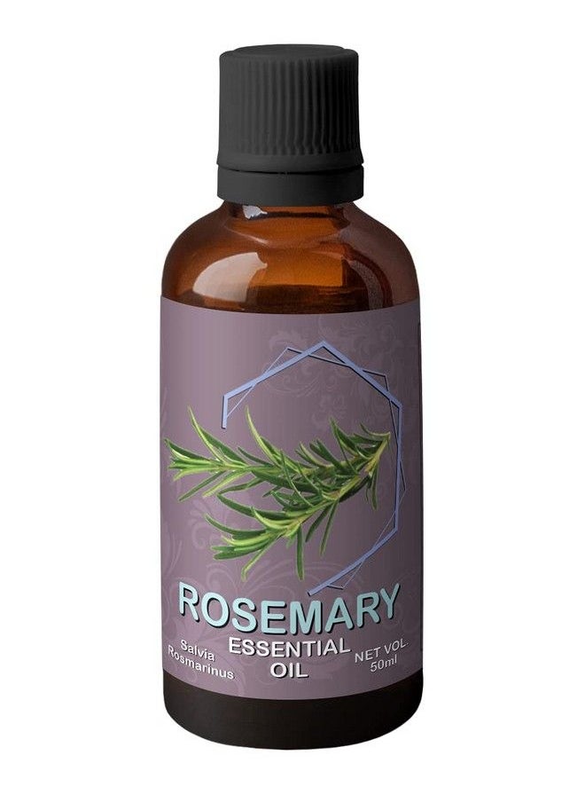 Heilen Biopharm Food Grade Rosemary Essential Oil For Hair Skin Body Massage & Aromatherapy 50 Ml Bottle Pack Of 1  - Image 1