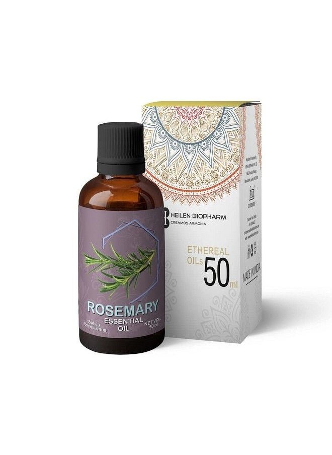 Heilen Biopharm Food Grade Rosemary Essential Oil For Hair Skin Body Massage & Aromatherapy 50 Ml Bottle Pack Of 1  - Image 3