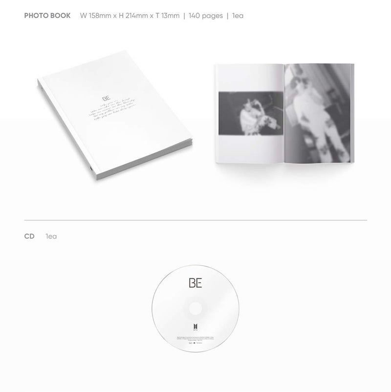 Import Big Hit Entertainment BTS Bangtan Boys - BE (Essential Edition) Album+Folded Poster+Extra Photocards Set - Image 3
