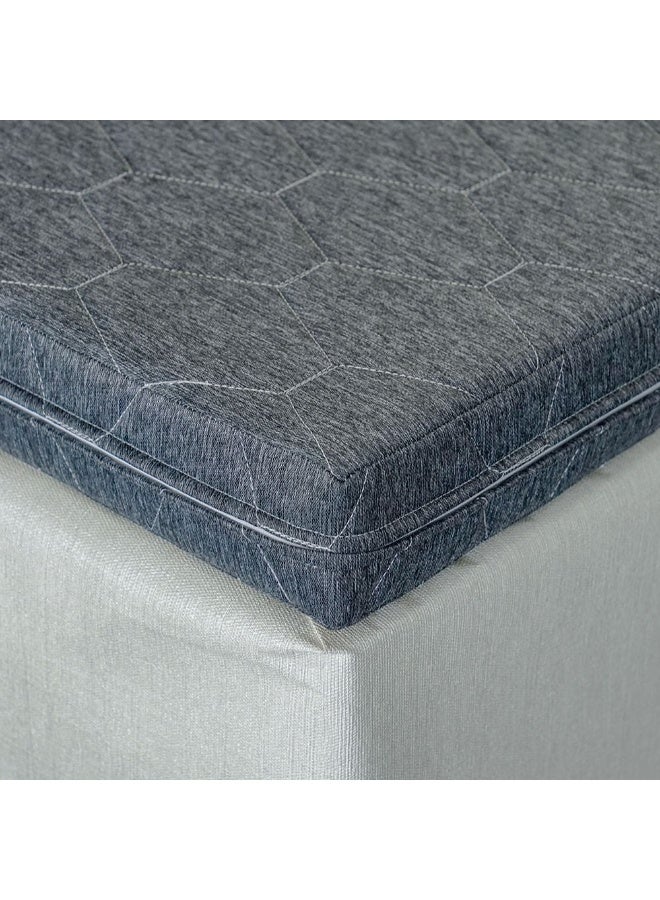 DANUBE HOME Zip Single Trifold Guest And Travel Camp Foam Mattress Hand Carry Mattress Single Mattress For Baby Size 10 Cm - Image 3