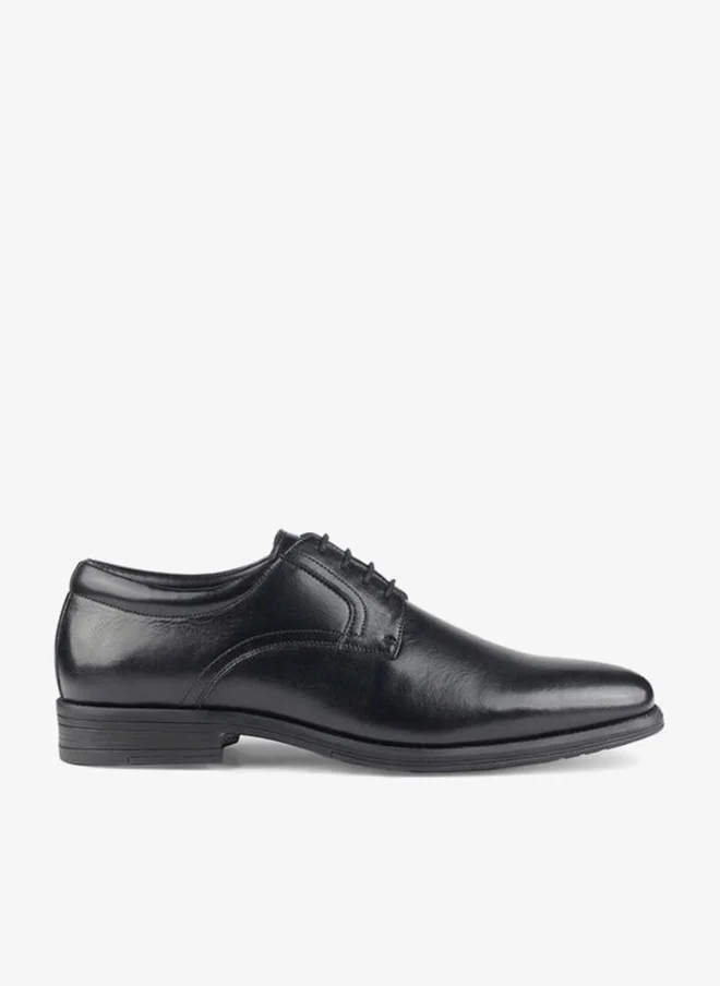 LBL by Shoexpress Men Lace-Up Leather Derby Shoes