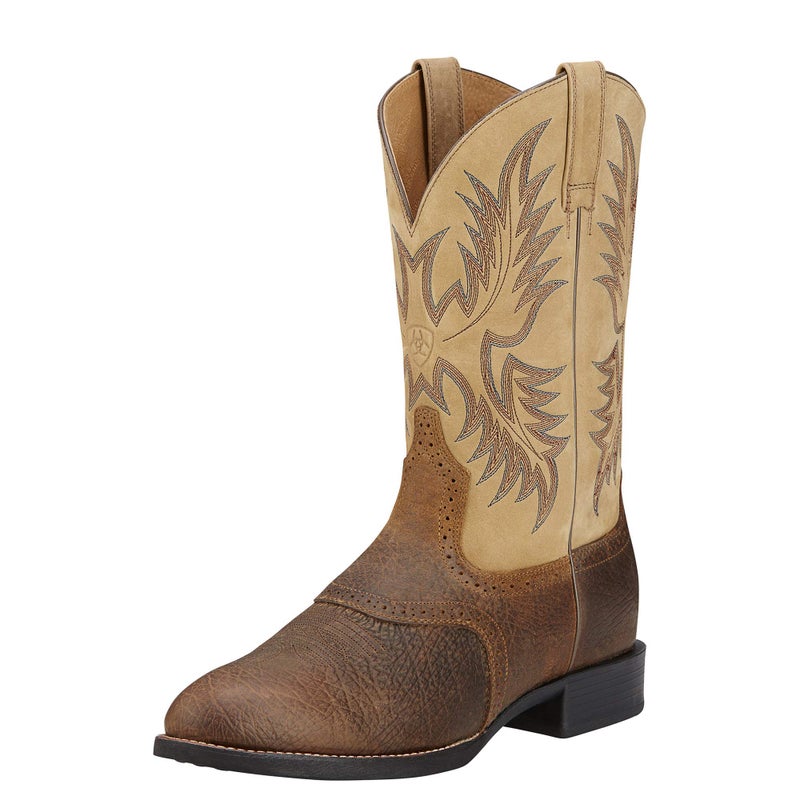 ARIAT Mens Heritage Stockman Western Boot - Image 3