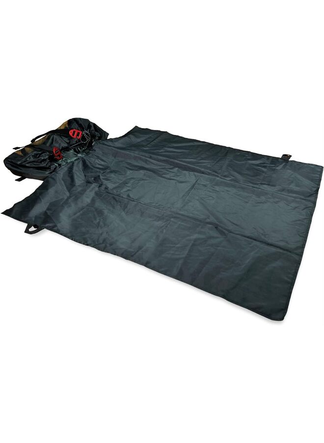 Generic Rock Climbing Rope Bag,Folding Shoulder Backpack with Ground Sheet, Buckles and Carry Straps, 500D Rope Storage Bag for Climbing, Large Capacity Rope Bag for Hiking Trekking - Image 4