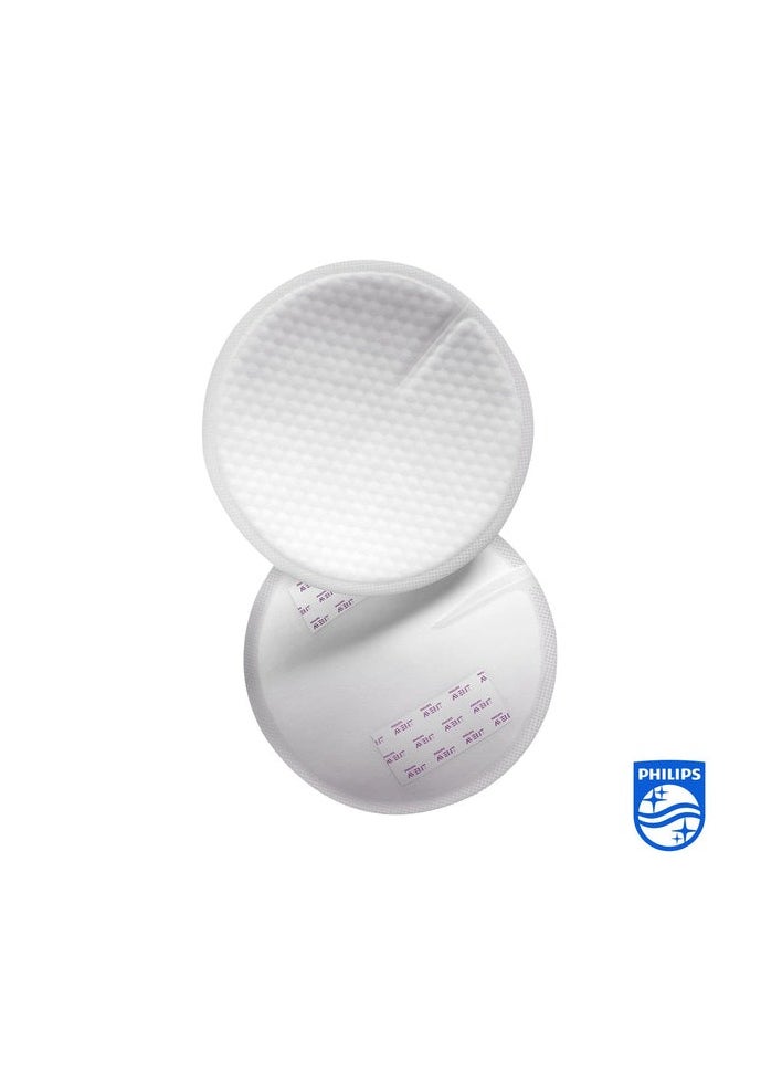 Philips Avent Comfort Breastfeeding Pads – Ultra-Soft & Absorbent Nursing Pads, Disposable & Breathable, 60-Pack  - Image 2