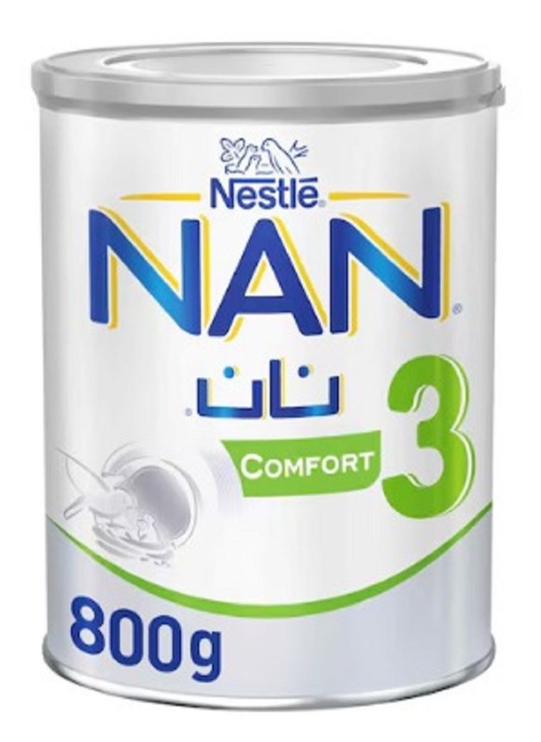Nestle Nestle Nan Comfort 3 Growing Up Formula Milk 1 to 3 yrs 800g  - Image 1