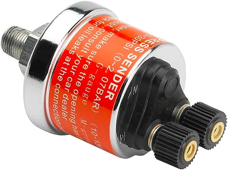 Replacement 2 Post 30 PSI Fuel Pressure Gauge Sensor Sending Unit 1/8-27 NPT Thread