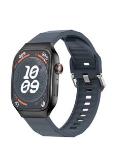 Pebble Curve 1.99" HD Curved Display Smartwatch, BT Calling, Health Suite, Multi Sports Mode, Smart Calculator, AI Voice Assistance, Compatible with Android & iOS, Up to 5 Days (Stand by), Midnight Blue  - Image 2