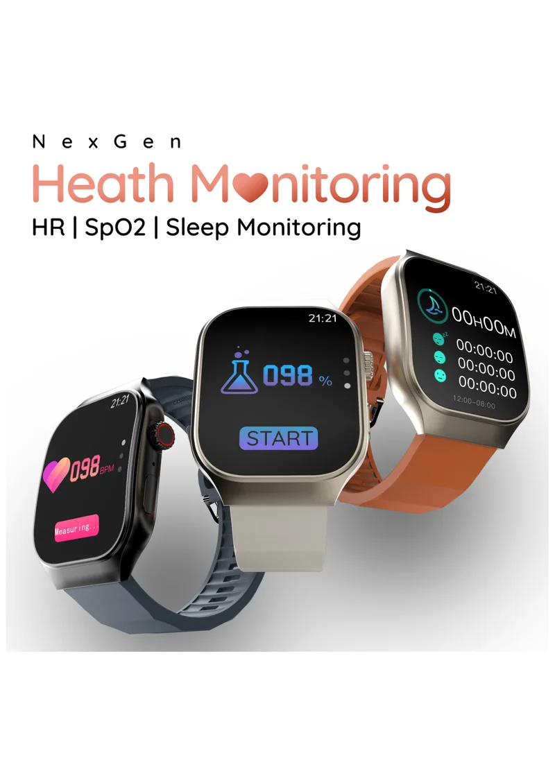 Pebble Curve 1.99" HD Curved Display Smartwatch, BT Calling, Health Suite, Multi Sports Mode, Smart Calculator, AI Voice Assistance, Compatible with Android & iOS, Up to 5 Days (Stand by), Midnight Blue