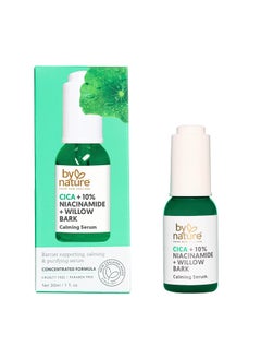 By Nature Calming Face Serum  Cica10 NiacinamideWillow Bark  Purifying Facial Serum with Cica Plant Extract  Texture Enhancing Niacinamide  Skincare from New Zealand  1 fl Oz