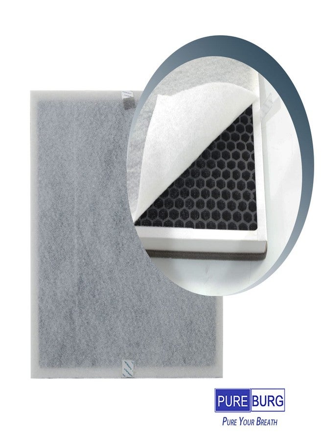 PUREBURG فلتر بديل من بيوربيرج متوافق مع أجهزة تنقية الهواء جوفي لايف H7123 وهومفانا H211 H211S، عبوة من قطعتين H13 HEPA كربون نشط + 4 فلاتر مسبقة (قابلة للغسل) - Image 5