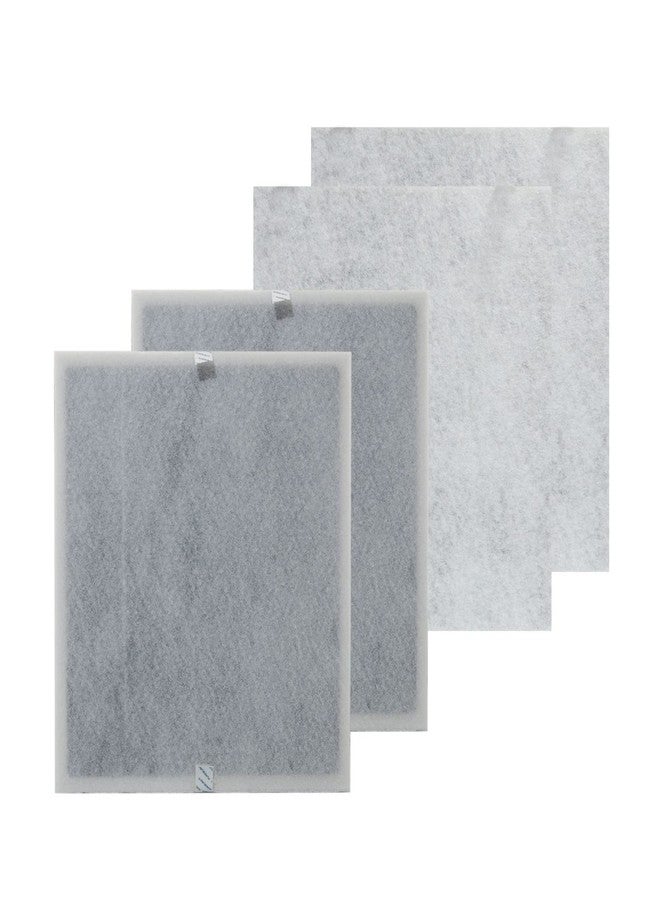 PUREBURG فلتر بديل من بيوربيرج متوافق مع أجهزة تنقية الهواء جوفي لايف H7123 وهومفانا H211 H211S، عبوة من قطعتين H13 HEPA كربون نشط + 4 فلاتر مسبقة (قابلة للغسل) - Image 1