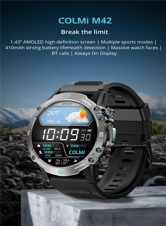 ColMi M42 Smart watch Sports Outdoor IP68 Waterproof Heart Rate Call Smart Watch - Image 2