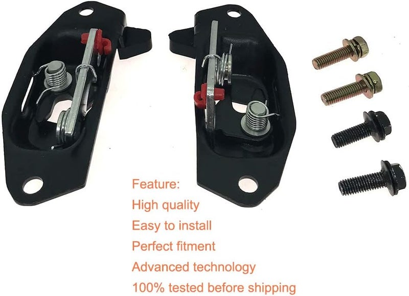 YUTOCOOL Left Right Pair Tailgate Liftgate Latch Lever Rear Gate Lock Latch Fits 2002-2006 Cadillac Escalade EXT Chevy Avalanche 1999-2006 Chevy Silverado GMC Sierra Replace 15921948 15921949 - Image 3
