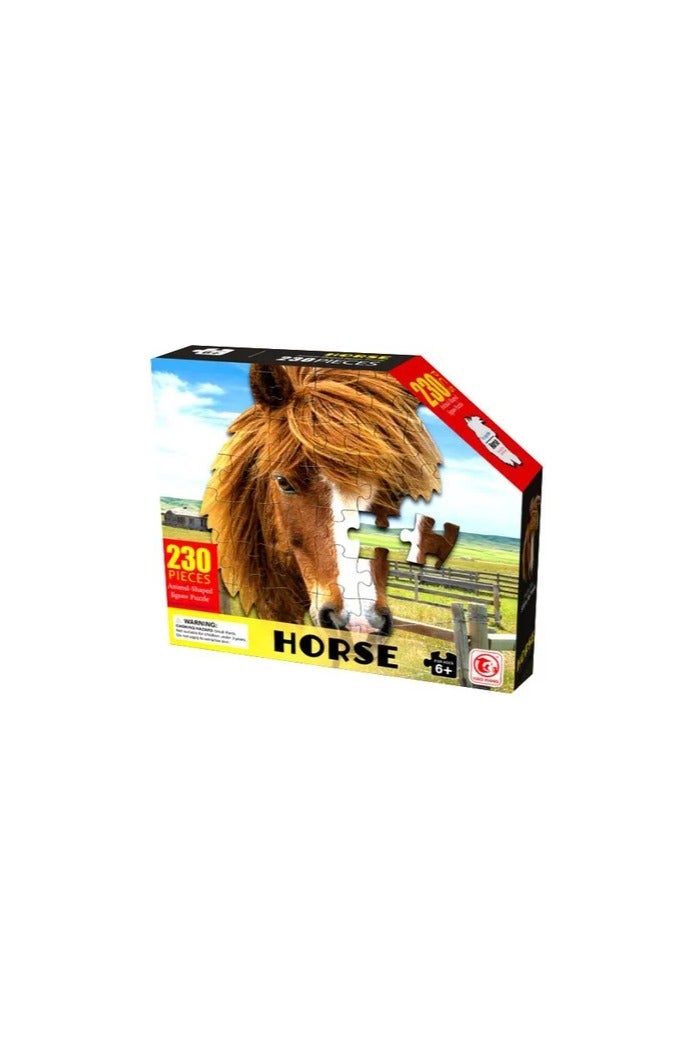 بروماس أحجية الصور المقطوعة على شكل حيوان: حصان، 230 قطعة - Image 2