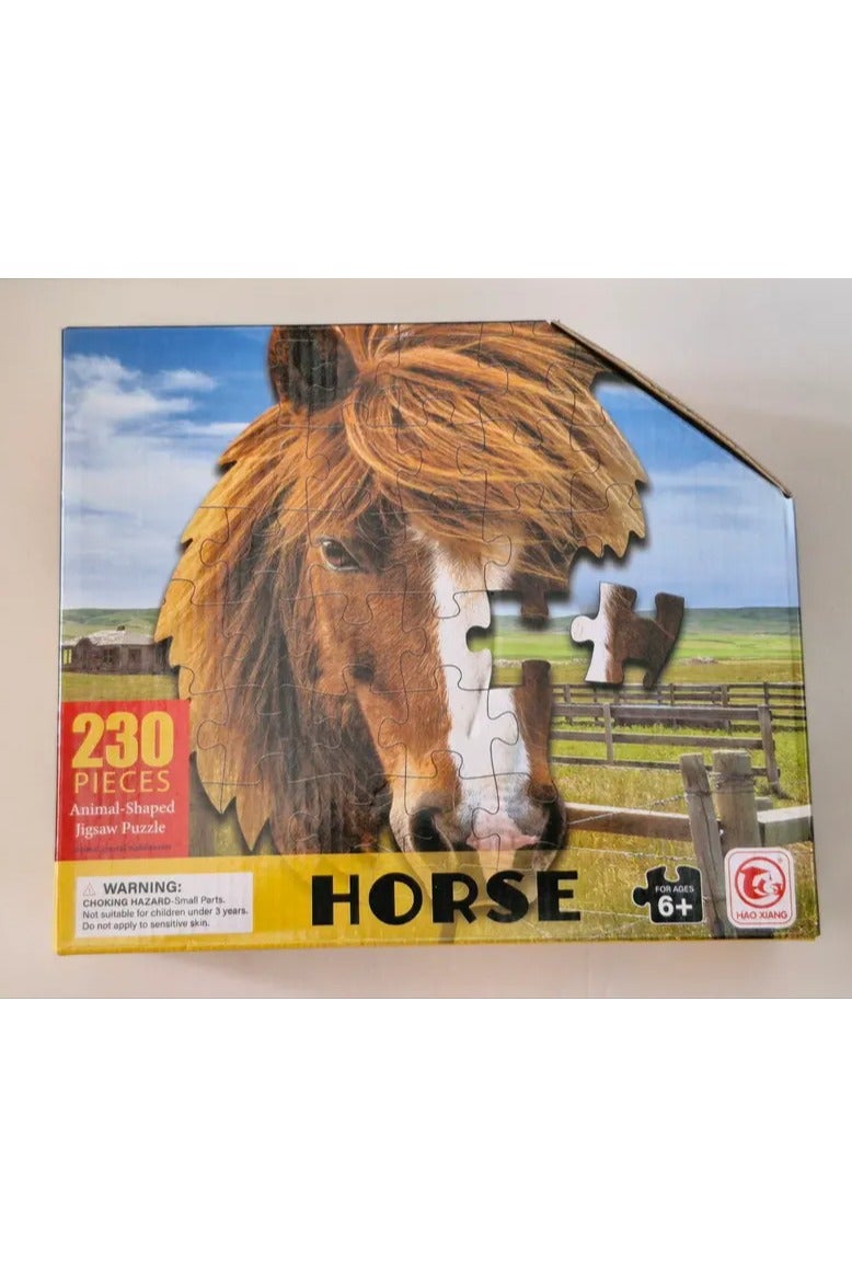 بروماس أحجية الصور المقطوعة على شكل حيوان: حصان، 230 قطعة - Image 1