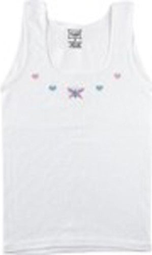 Tutku 12-Pack Passion Girl Elastane Printed Wide Strap Undershirt Mixed Pattern 
