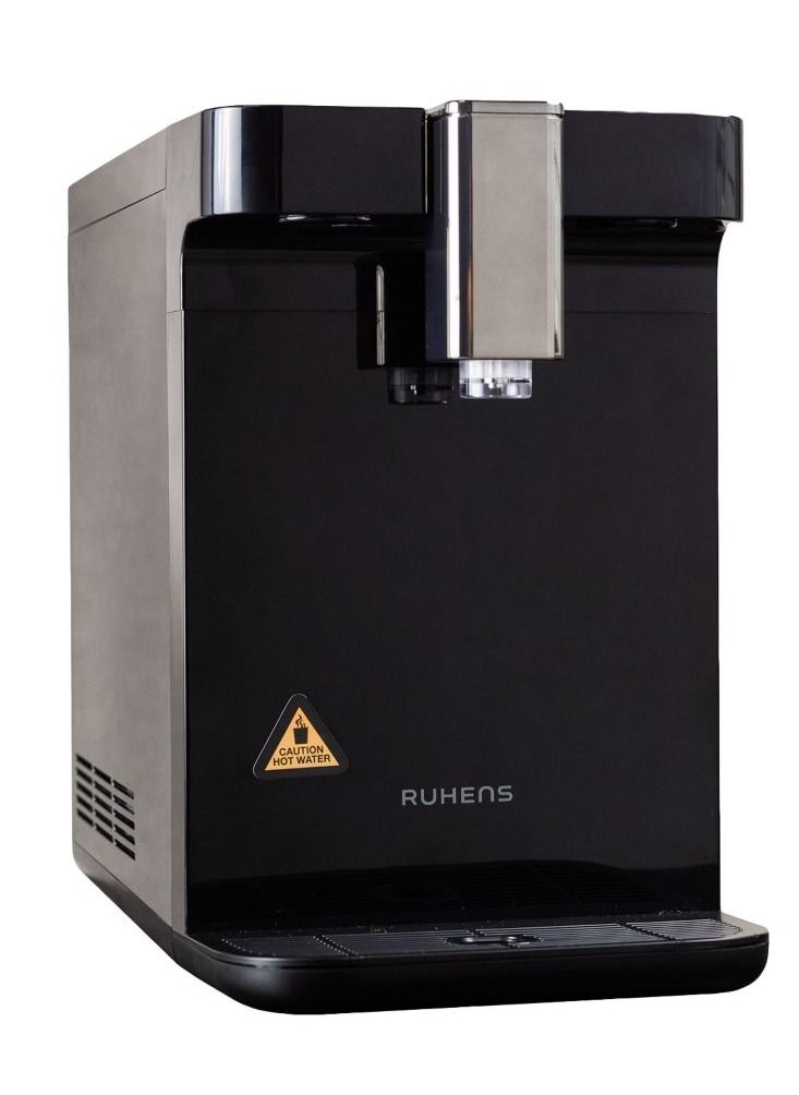 RUHENS جهاز تنقية المياه بالاستشعار | نظام ترشيح بخمس خطوات ومصباح الأشعة فوق البنفسجية | مجموعة موزع المياه الساخنة والباردة للمنزل والمكتب | العناية بالأشعة فوق البنفسجية | قفل أمان للأطفال...  - Image 2
